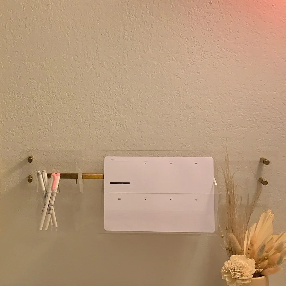 Russell + Hazel Acrylic Wall Valet, Accessory Cup - Picture 10 of 12